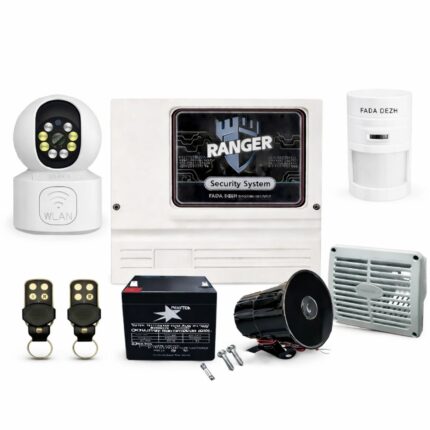 پک کامل دزدگیر اماکن سیمکارتی با دوربین مداربسته بیسیم هوشمند